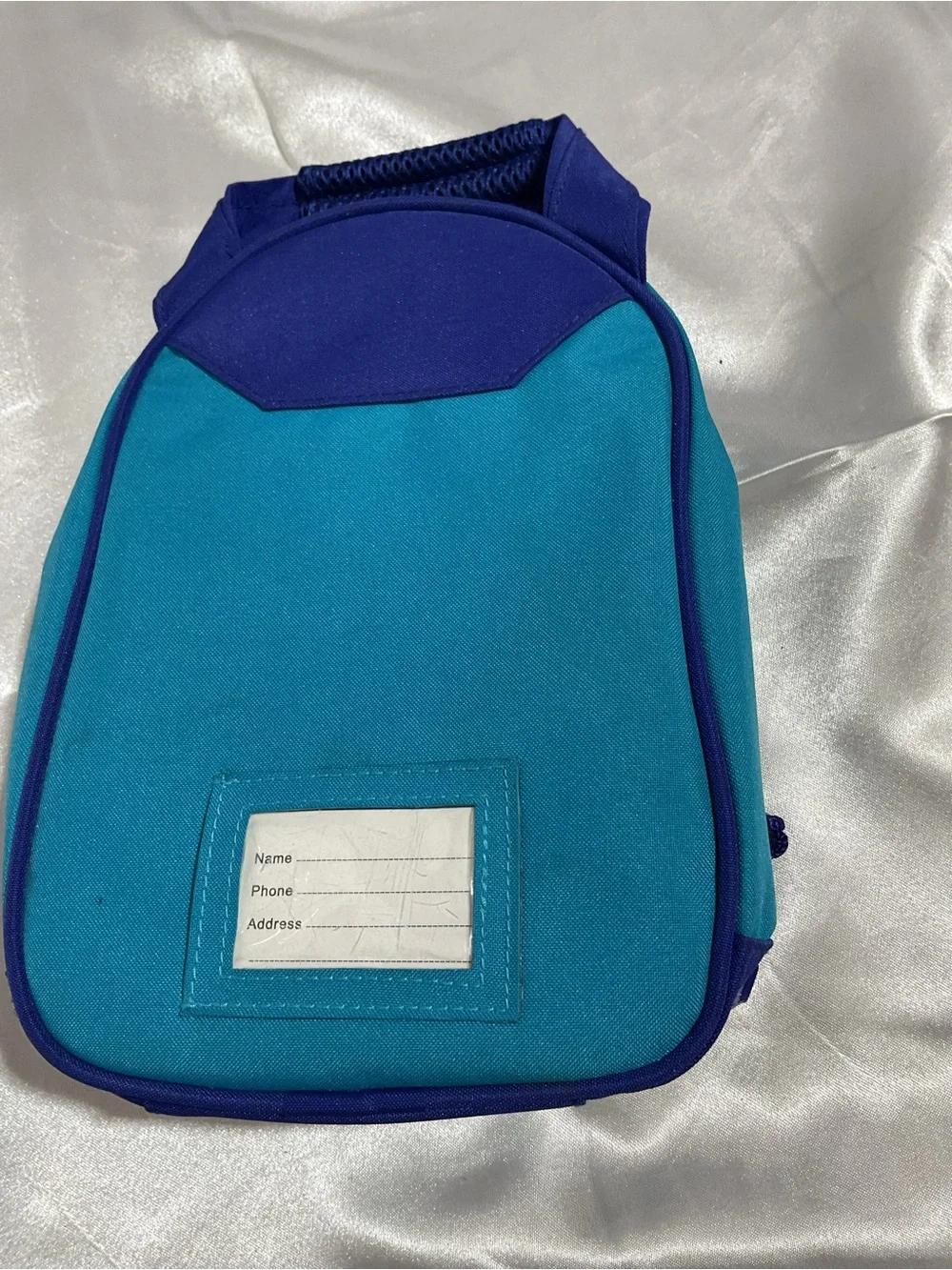 Kids Mini Backpack in Teal and Royal Blue - Lightweight School Bag